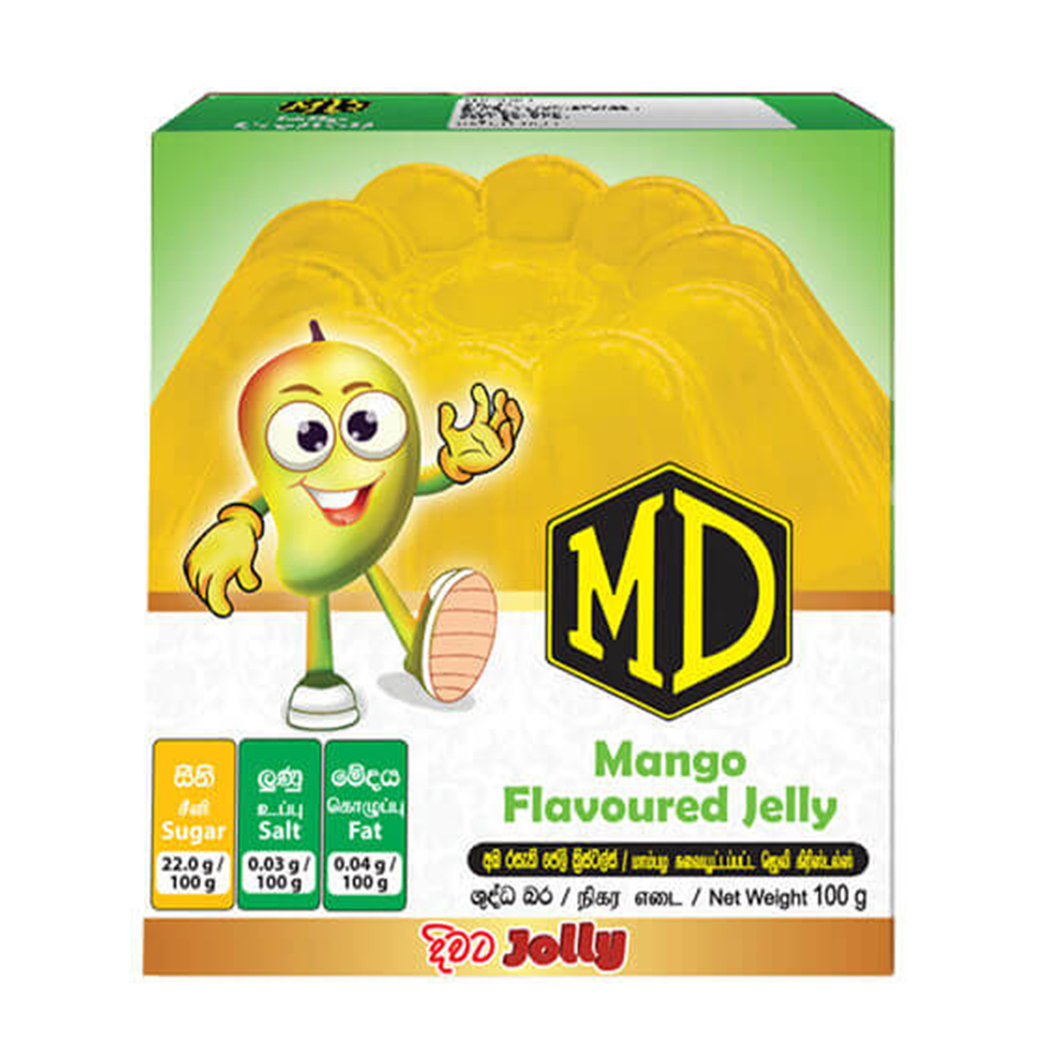 MD Mango Flavored Jelly 100g Green Mart