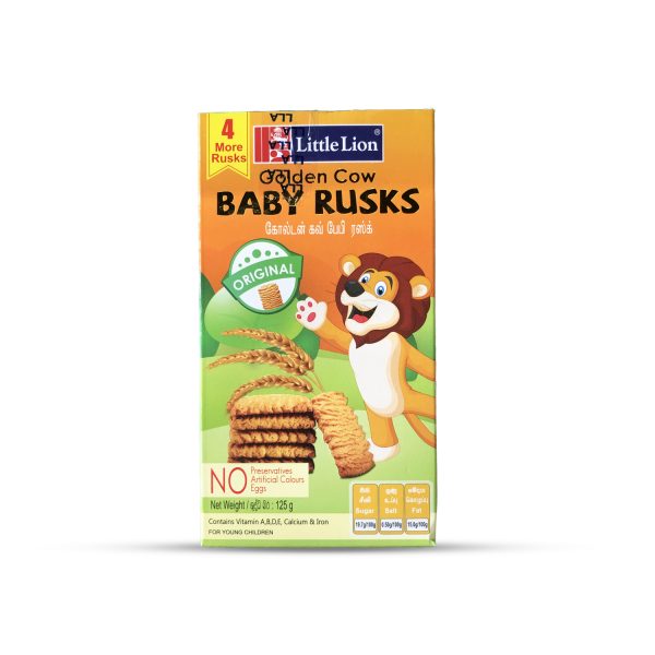 Little lion baby rusk original – 125g – Green Mart